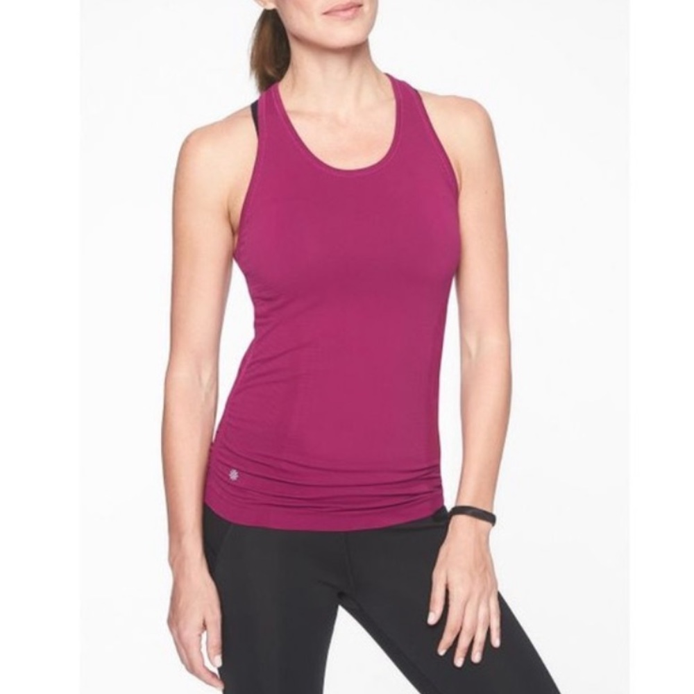 Athleta Burgundy Speedlight Tank Top - S